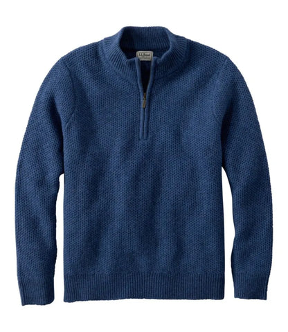 Men's Heritage Honeycomb Sweater, Quarter-Zip
