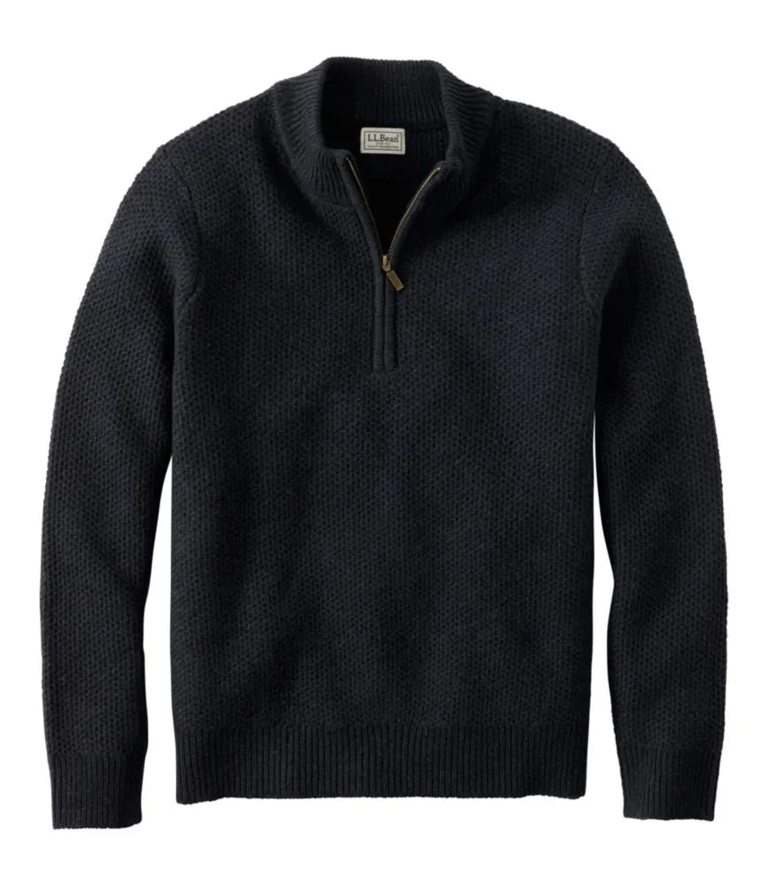 Men's Heritage Honeycomb Sweater, Quarter-Zip