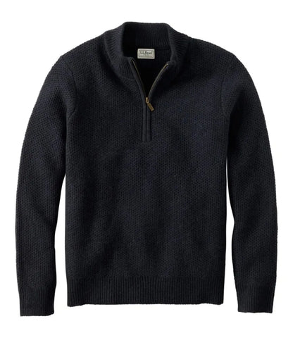 Men's Heritage Honeycomb Sweater, Quarter-Zip