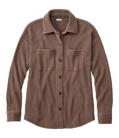 Women's Sunwashed Waffle Big Shirt
