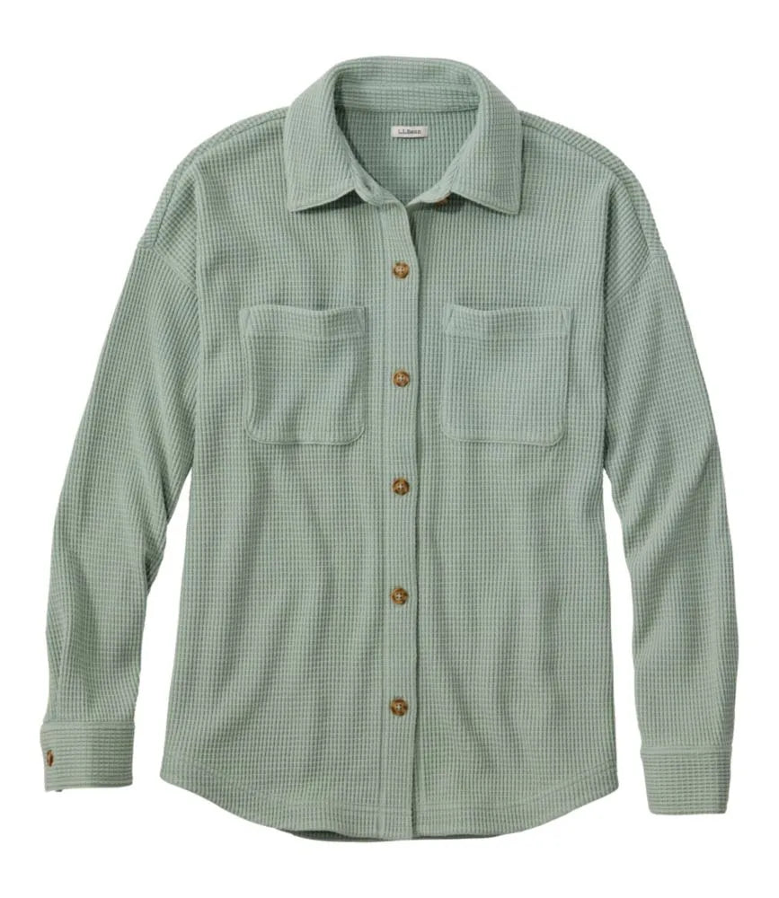 Women's Sunwashed Waffle Big Shirt
