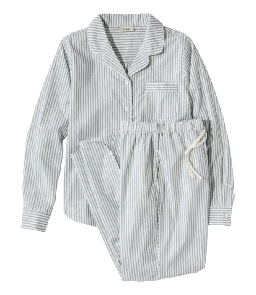 Women's Bean's Poplin Pajama Set