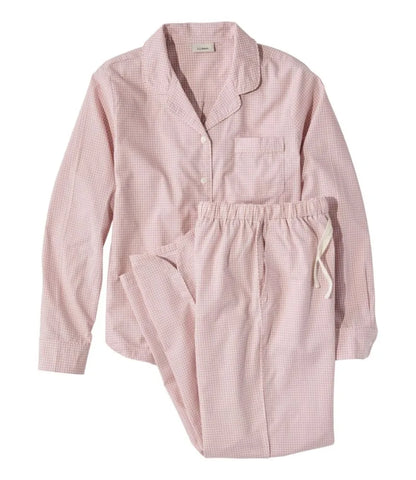 Women's Bean's Poplin Pajama Set