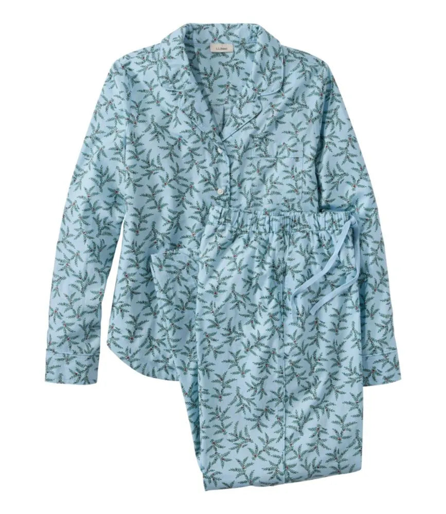 Women's Bean's Poplin Pajama Set
