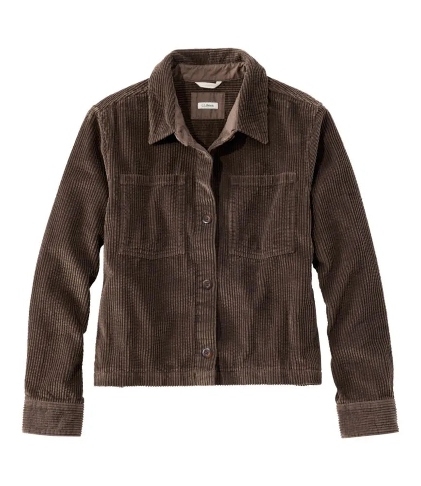 Women's Comfort Corduroy Cropped Shirt