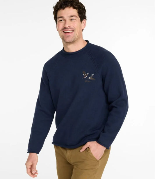 Men's The Original Double L® Rollneck Sweater, Novelty