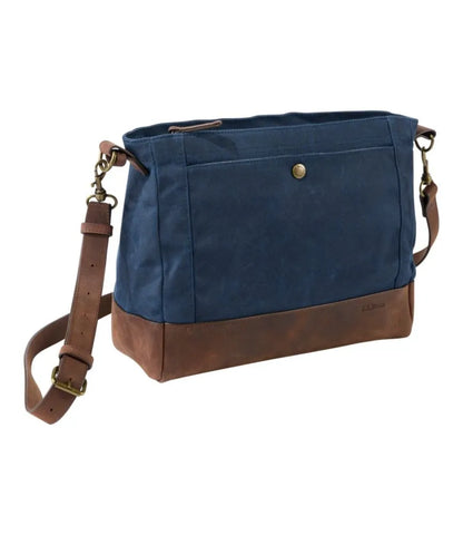 Waxed Canvas Crossbody, Large
