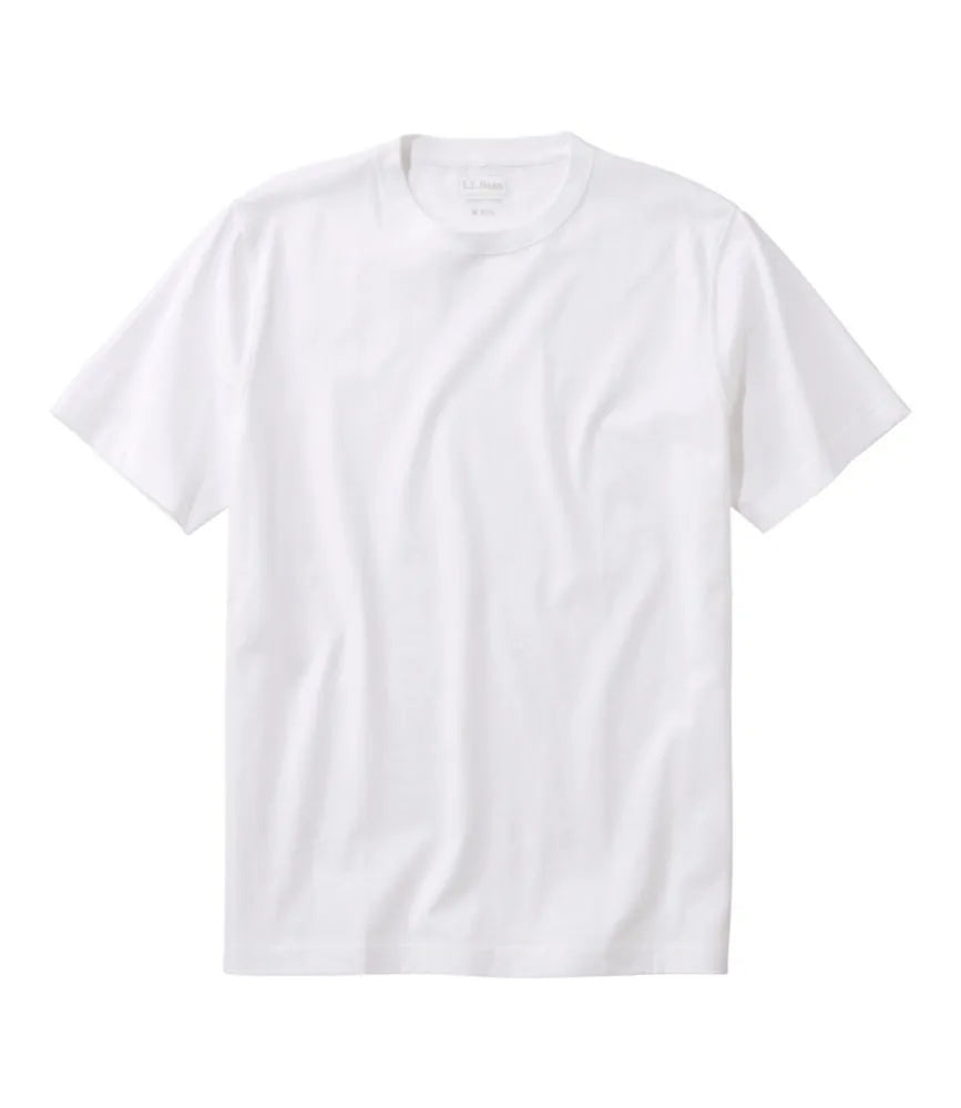 Men's Carefree Unshrinkable Tee, Slightly Fitted, Short-Sleeve