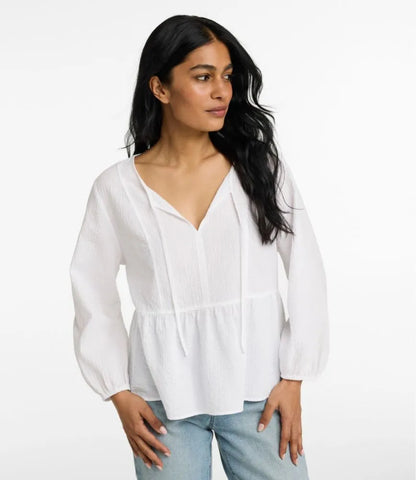 Women's Sunwashed Textured Popover Shirt