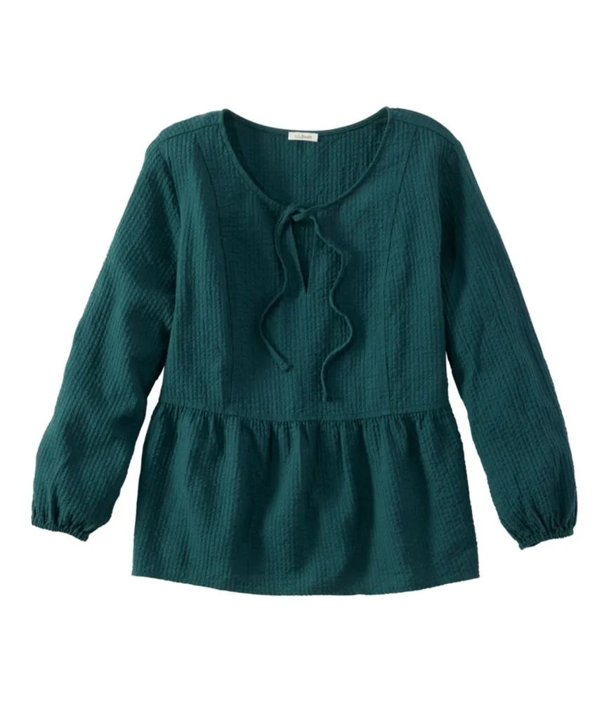 Women's Sunwashed Textured Popover Shirt
