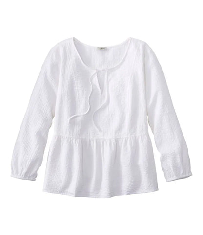 Women's Sunwashed Textured Popover Shirt