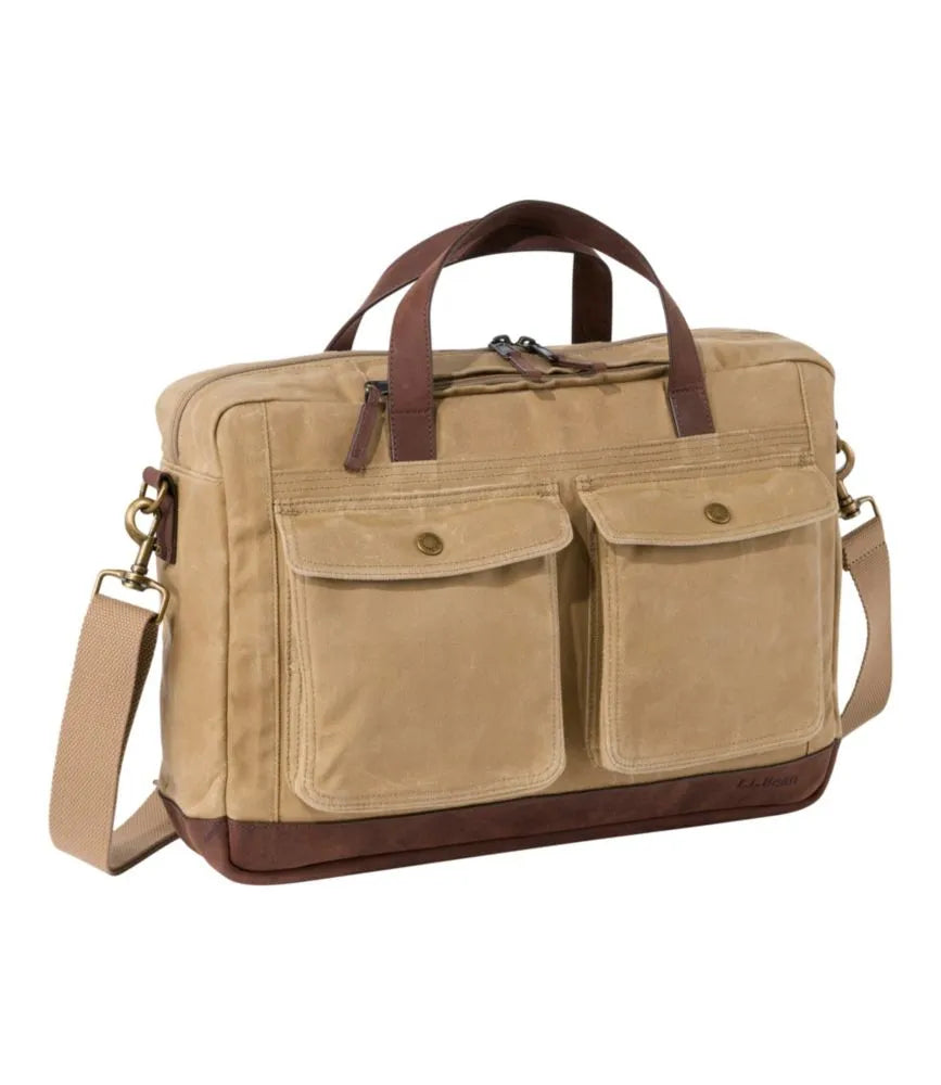 Waxed Canvas Briefcase
