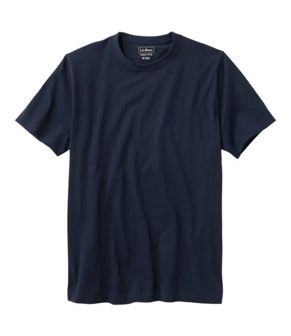 Men's Carefree Unshrinkable Tee, Slightly Fitted, Short-Sleeve