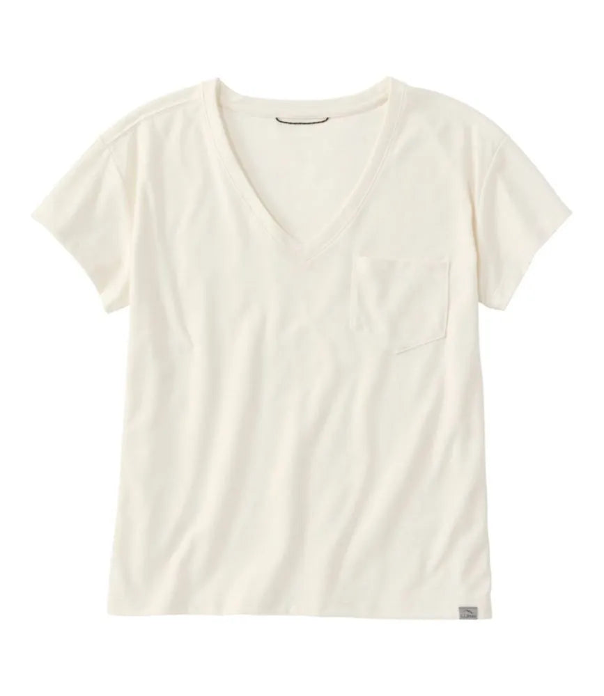 Women's Mountainside V-Neck Pocket Tee, Short Sleeve