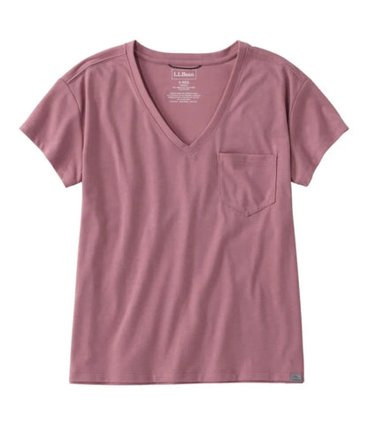 Women's Mountainside V-Neck Pocket Tee, Short Sleeve