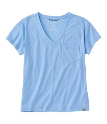 Women's Mountainside V-Neck Pocket Tee, Short Sleeve