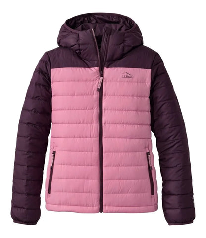 Women's Access Down Hooded Puffer, Colorblock