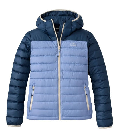 Women's Access Down Hooded Puffer, Colorblock