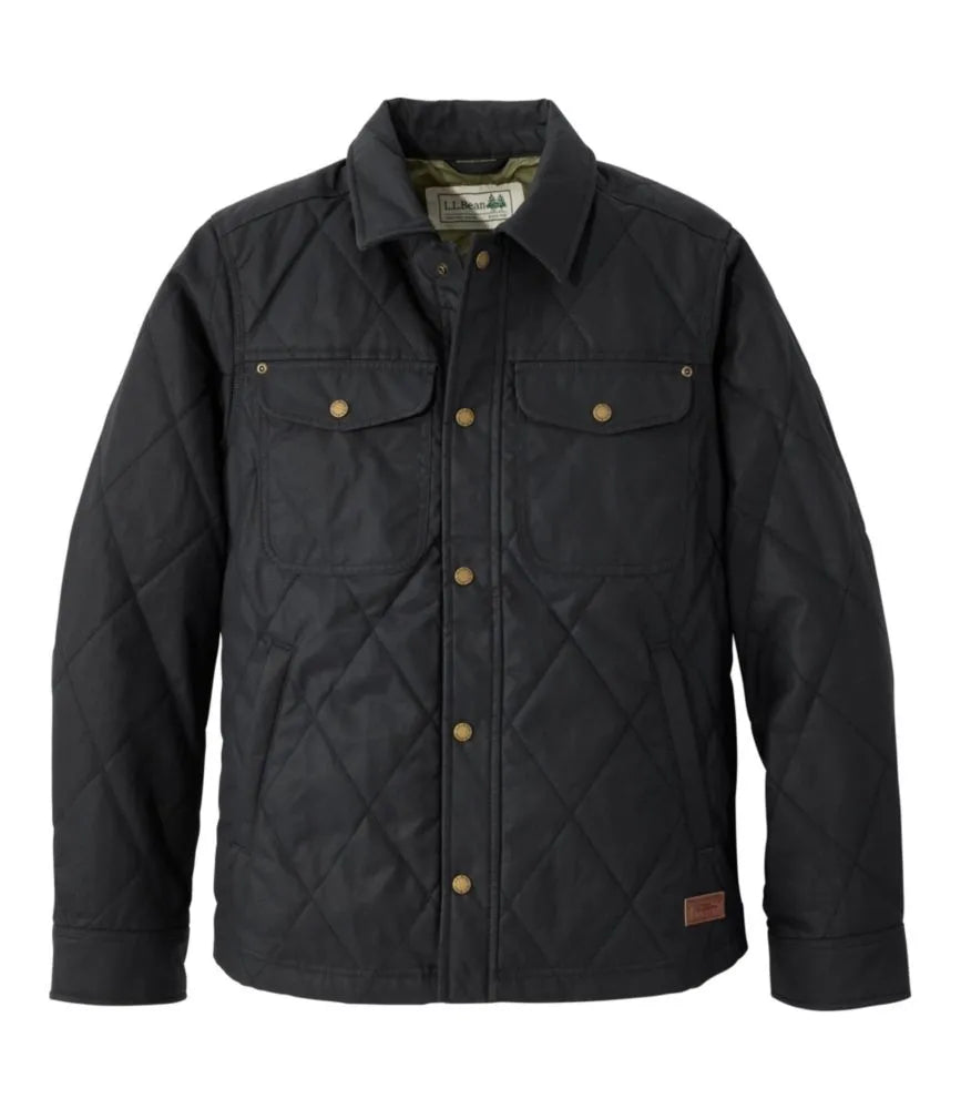 Men's Insulated Waxed Cotton Field Jacket