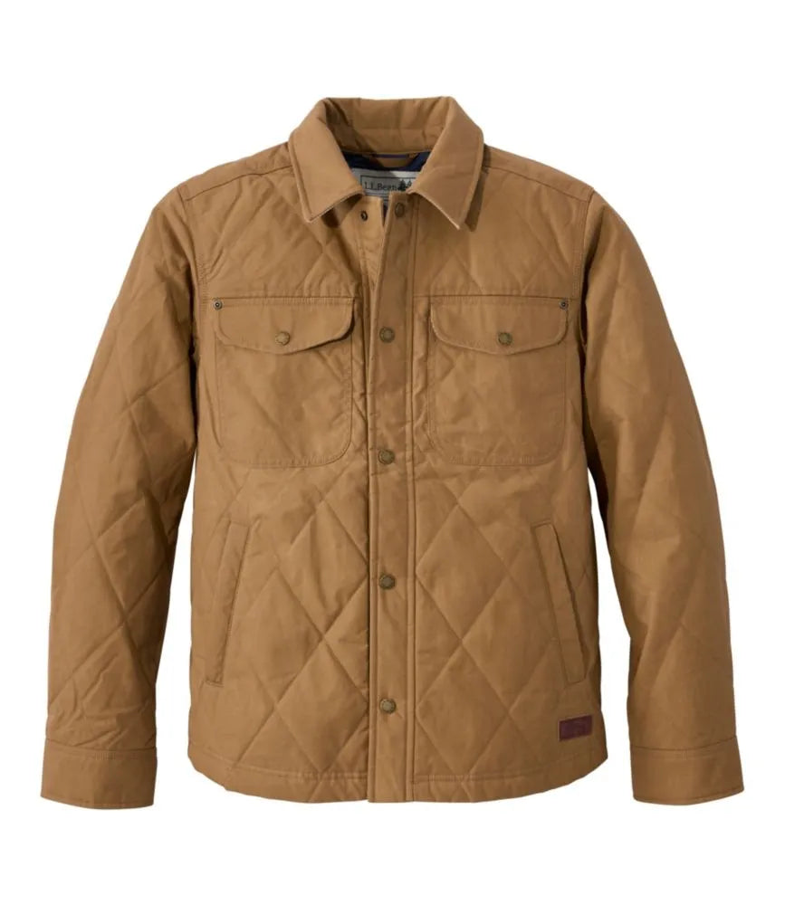 Men's Insulated Waxed Cotton Field Jacket