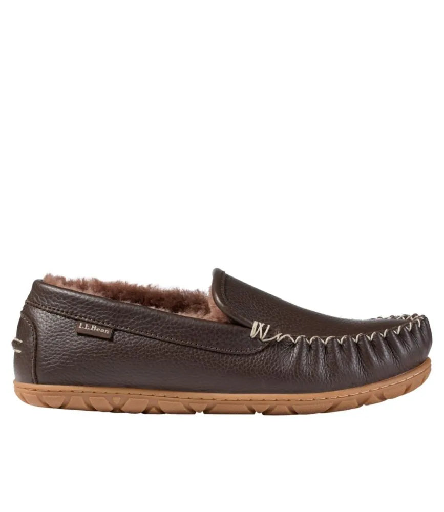 Men's Wicked Good Slippers, Leather Venetians