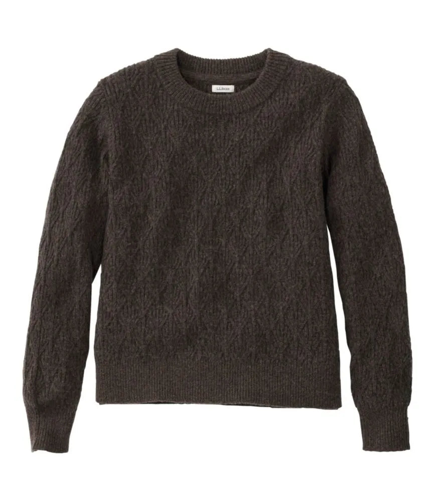 Women's Wool Cotton Seaside Crewneck Sweater