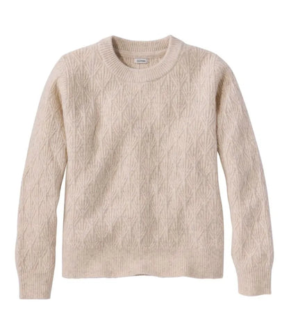 Women's Wool Cotton Seaside Crewneck Sweater