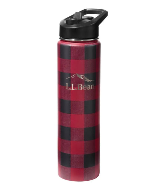 Bean Canteen Insulated Straw Water Bottle, 25 oz. Print