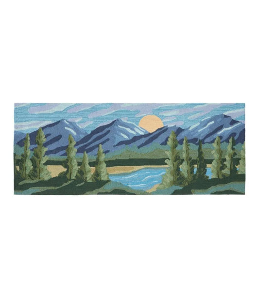 Indoor/Outdoor Vacationland Runner, Mountain Horizon