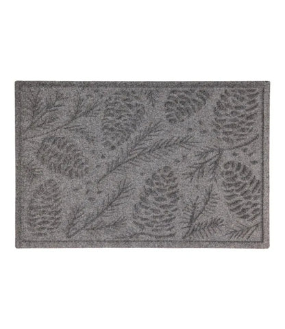 Everyspace Recycled Waterhog Doormat, Pine Cones