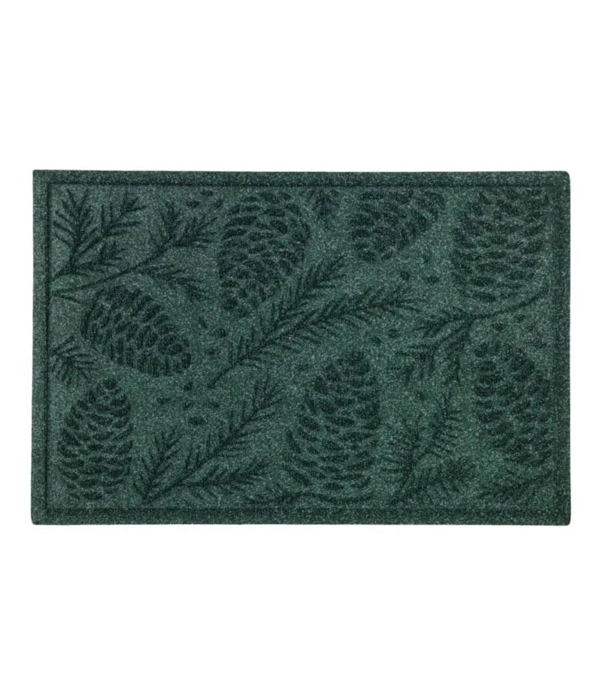 Everyspace Recycled Waterhog Doormat, Pine Cones