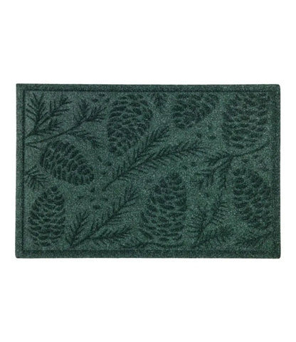 Everyspace Recycled Waterhog Doormat, Pine Cones