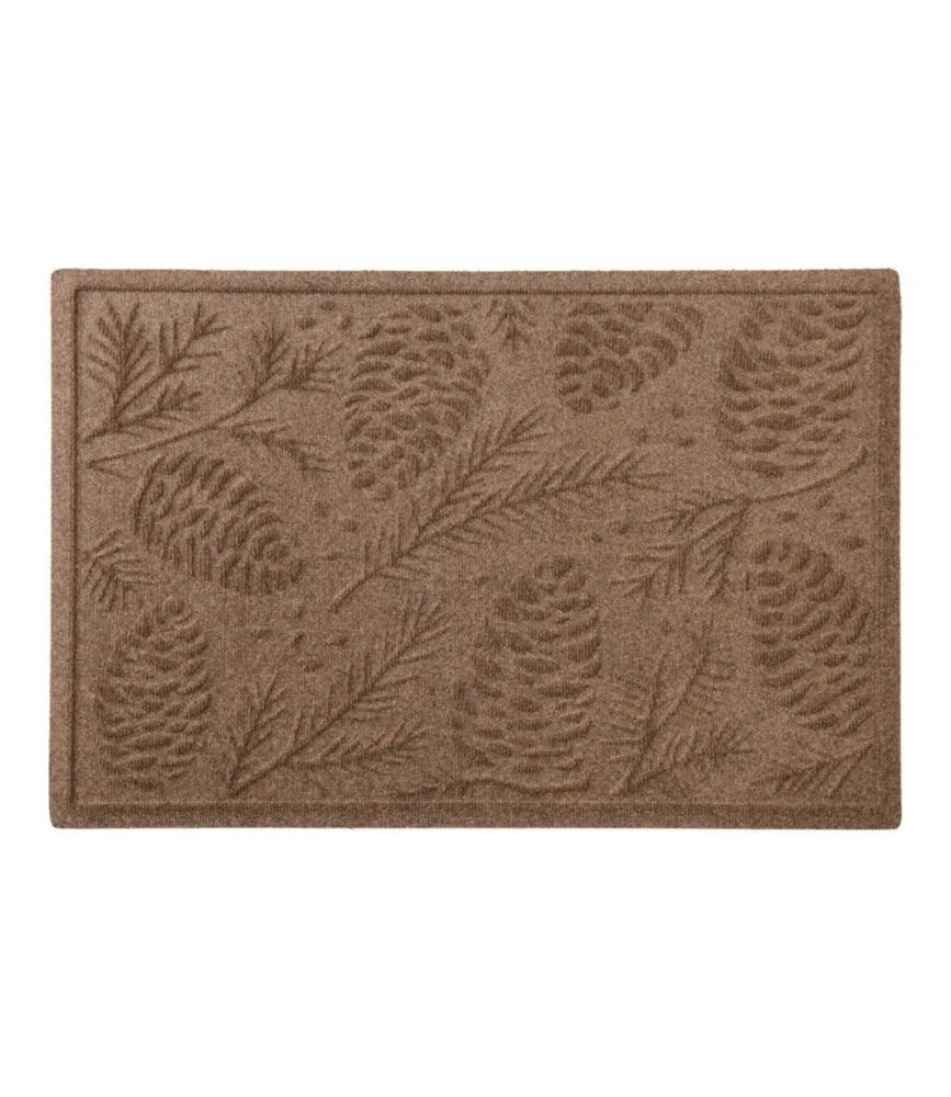 Everyspace Recycled Waterhog Doormat, Pine Cones