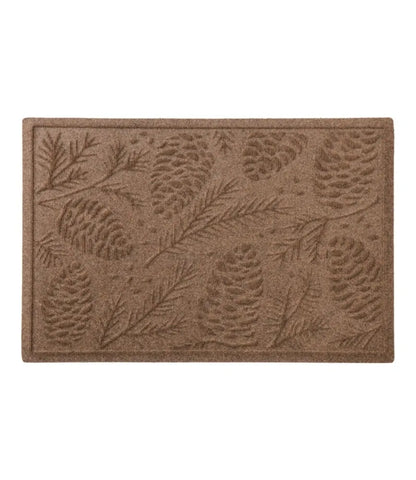 Everyspace Recycled Waterhog Doormat, Pine Cones
