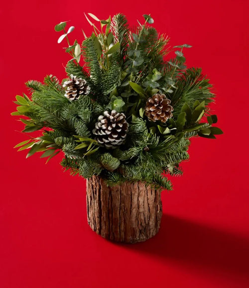Fresh Evergreen Eucalyptus Centerpiece