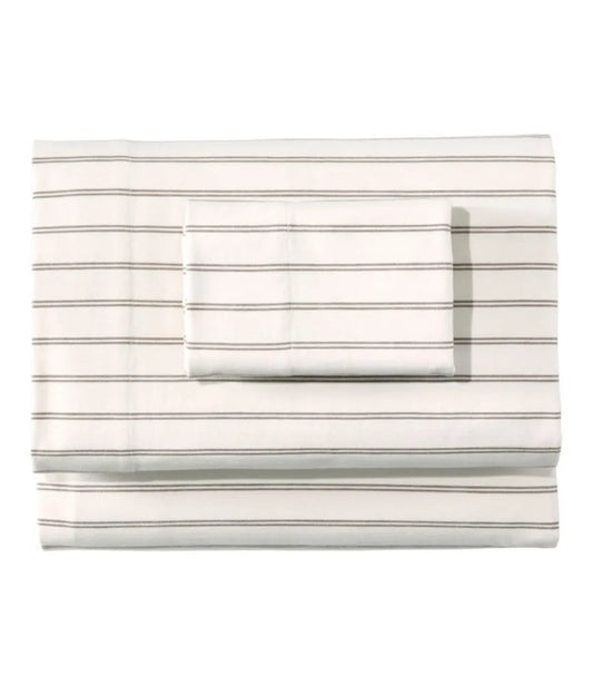 Premium Egyptian Flannel Sheet Set, Stripe