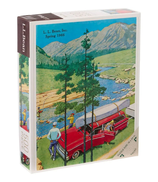 L.L.Bean Vintage Cover Puzzle, 500 Pieces