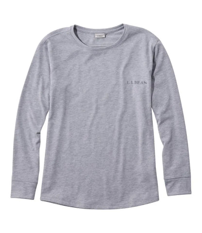 Women's Mountainside Crewneck Tee, Long-Sleeve Graphic