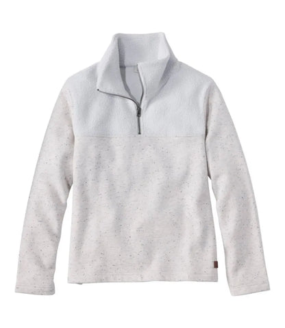 Women's Double L® Soft Donegal Sweatshirt, Quarter-Zip Novelty