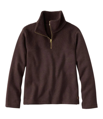 Women's Double L® Soft Donegal Sweatshirt, Quarter-Zip Novelty
