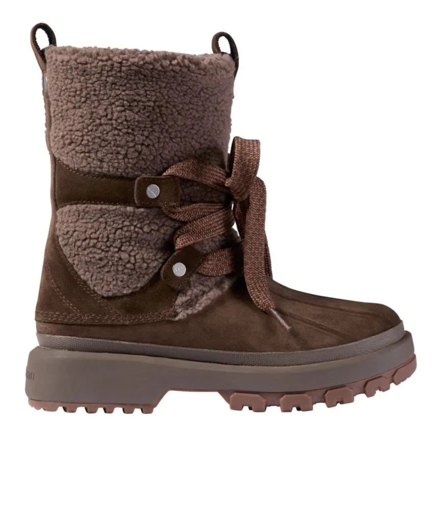 Women's 5-Bar Pull-On Boots, Sherpa
