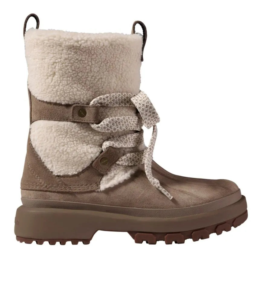 Women's 5-Bar Pull-On Boots, Sherpa