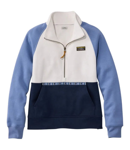 Women's Mountain Classic Sweatshirt, Half-Zip Colorblock