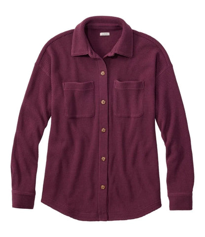 Women's Sunwashed Waffle Big Shirt