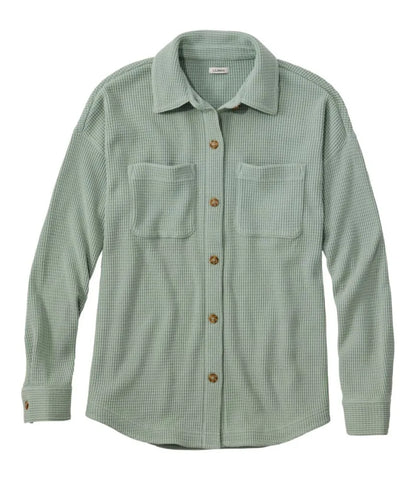 Women's Sunwashed Waffle Big Shirt