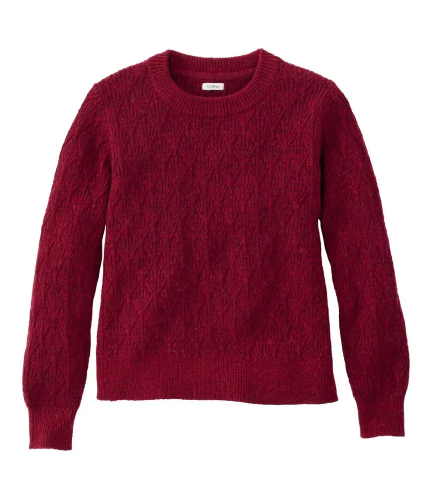 Women's Wool Cotton Seaside Crewneck Sweater