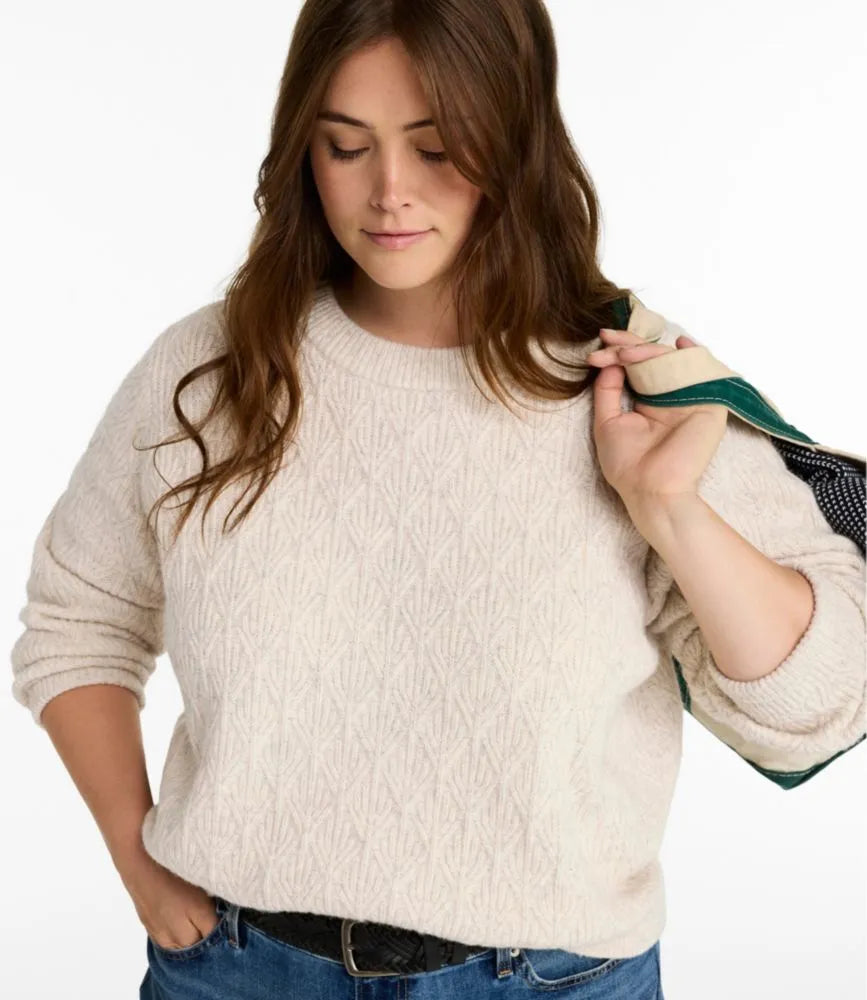 Women's Wool Cotton Seaside Crewneck Sweater