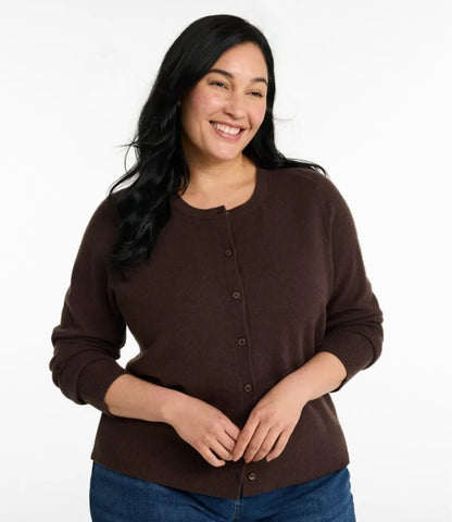 Women's Classic Cashmere Sweater, Button-Front Cardigan