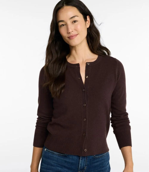 Women's Classic Cashmere Sweater, Button-Front Cardigan