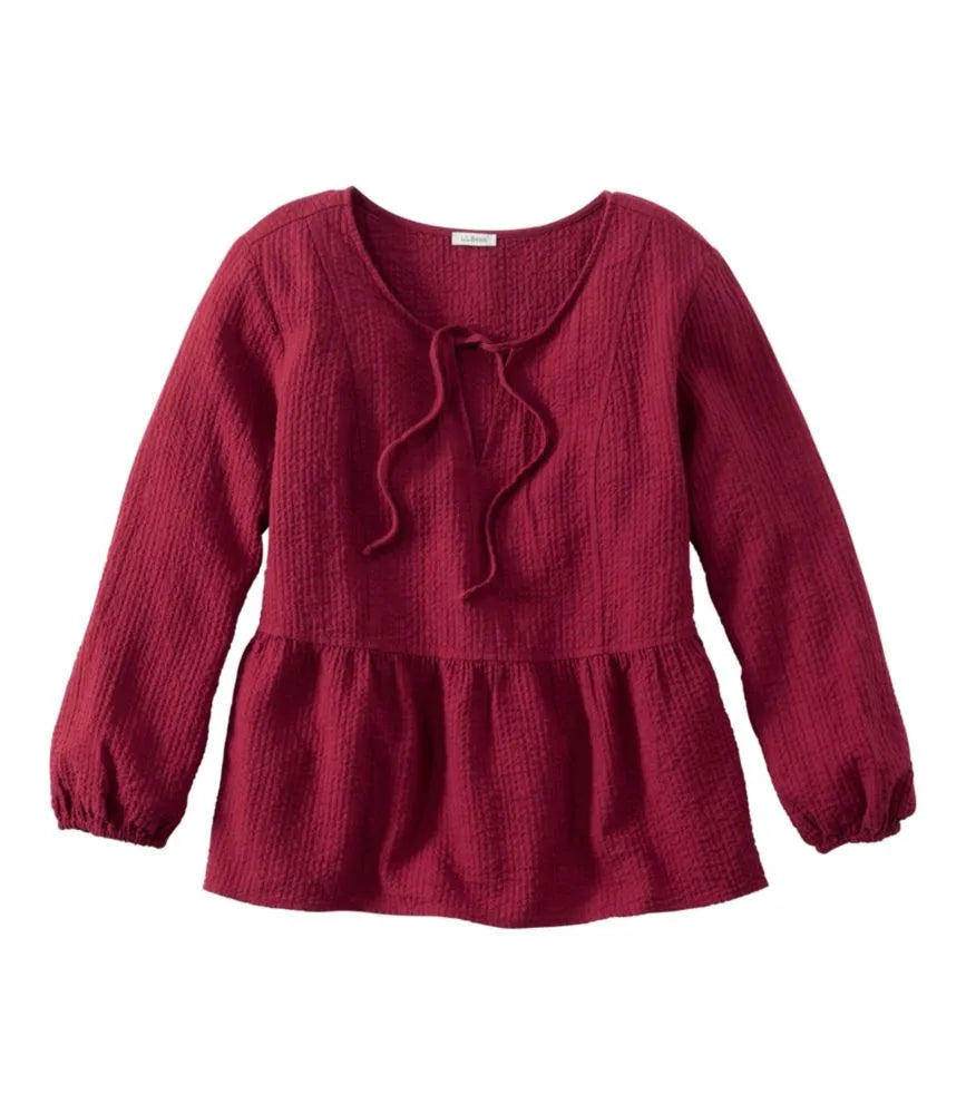 Women's Sunwashed Textured Popover Shirt